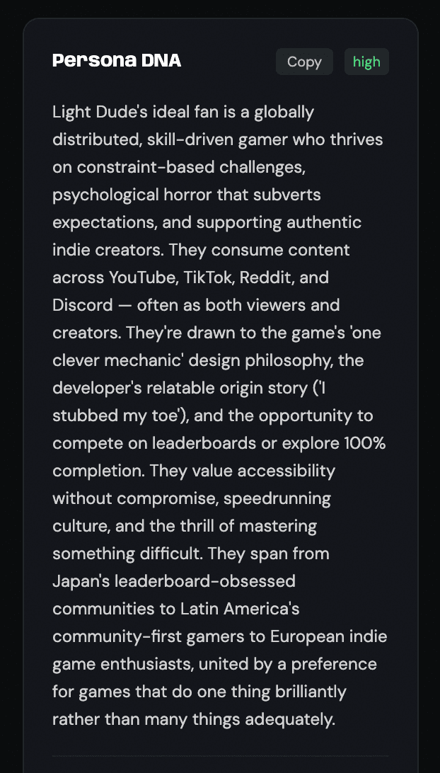 Get your Persona DNA